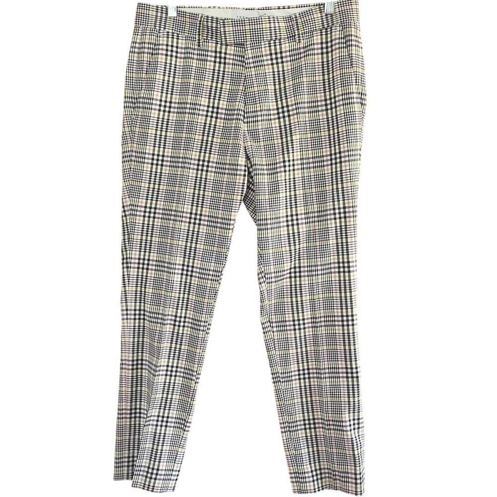 Topman Super Skinny Plaid Pants with Pockets Size 32 x 32